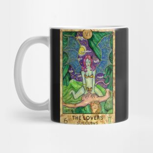 The Lovers. Major Arcana Tarot Card. Mug